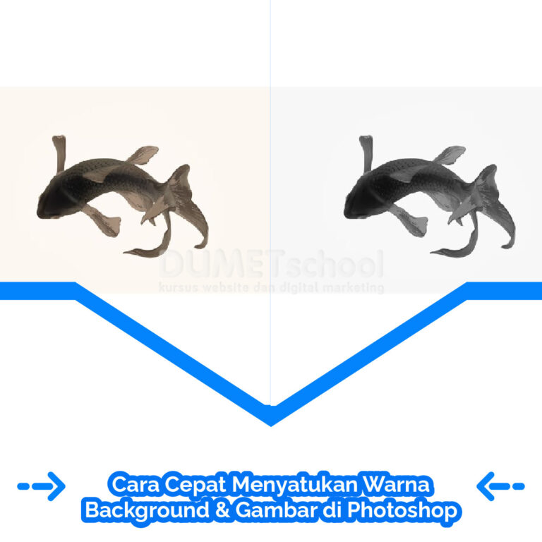 Cara Cepat Menyatukan Warna Background & Gambar di Photoshop