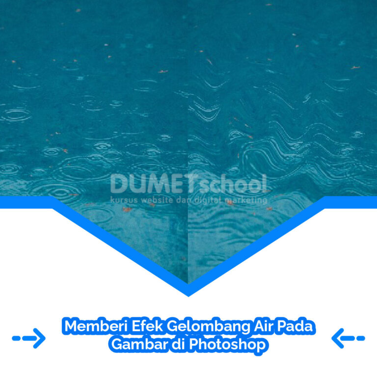 Memberi Efek Gelombang Air Pada Gambar di Photoshop