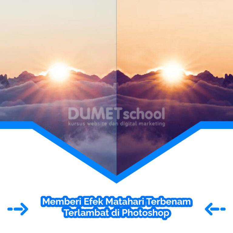 Memberi Efek Matahari Terbenam Terlambat di Photoshop