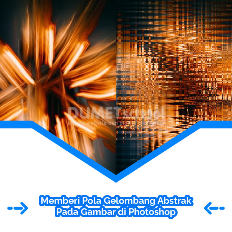 Memberi Pola Gelombang Abstrak Pada Gambar di Photoshop
