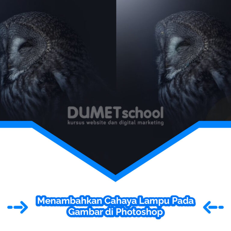 Menambahkan Cahaya Lampu Pada Gambar di Photoshop